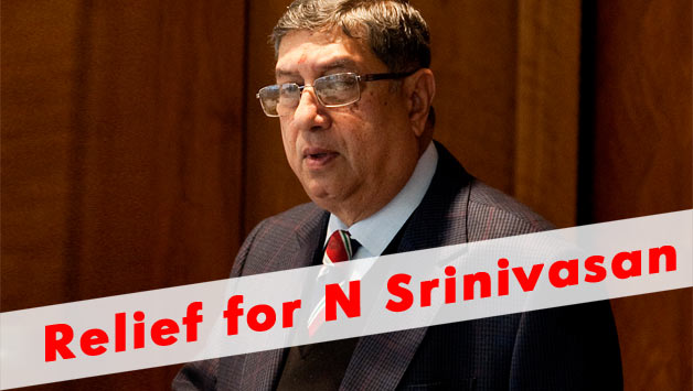 N Srinivasan was asked by the Supreme Court to step aside as BCCI chief © Getty Images