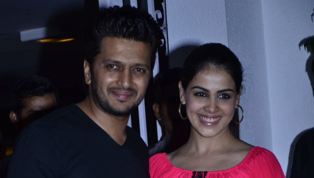 Riteish Deshmukh (left) is a bigger cricket fan, but wife Genelia D'Souza, who's expecting their first baby, loves football © IANS