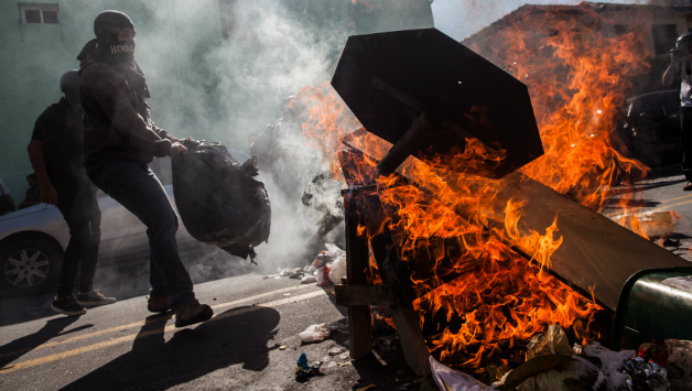Protestors disrupted the peace in Sao Paolo © Getty Images