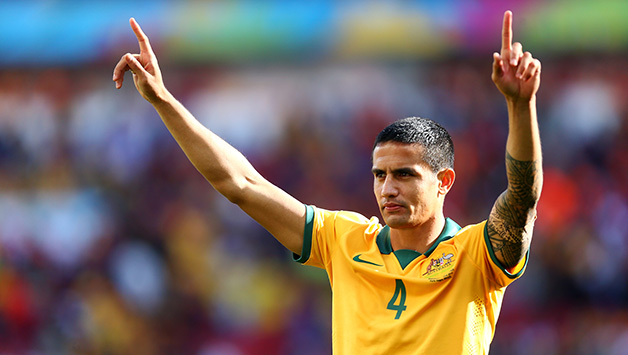 Tim Cahill's goal against Netherlands is already a contender for the goal of the tournament © Getty Images