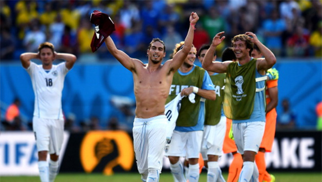 Uruguay have more experience in the World Cup than Colombia © Getty Images