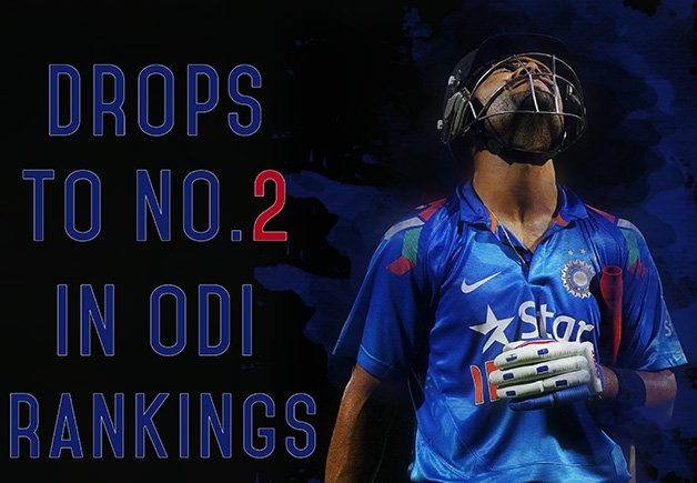 Virat Kohli dropped a total of 13 rating points in the latest ICC rankings © Getty Images