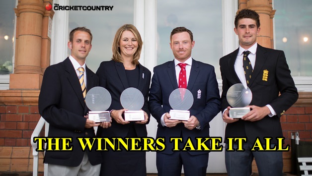 Ian Bell, Charlotte Edwards win England cricketers of the year awards for 2013-14