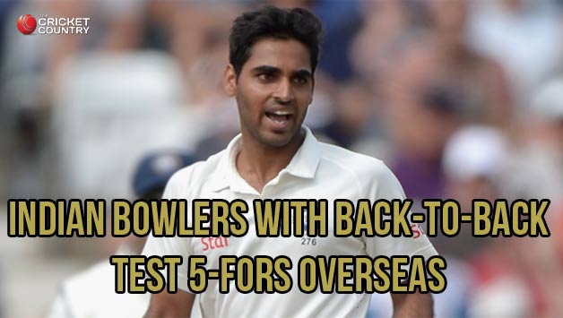 Bhuvneshwar Kumar took five for 82 at Nottingham and six for 82 at Lord's © Getty Images
