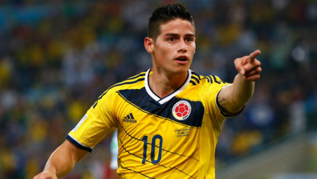James Rodriguez has scored five goals in the FIFA World Cup 2014 © Getty Images