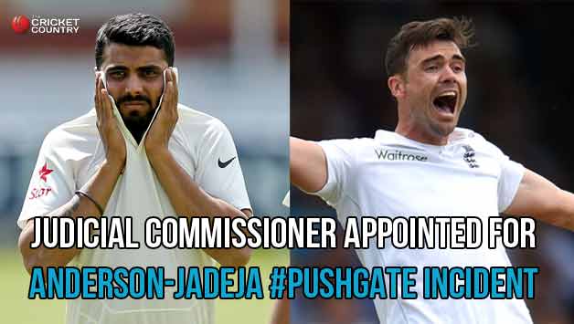 Gordon Lewis appointed Judicial Commissioner for James Anderson-Ravindra Jadeja pushgate incident