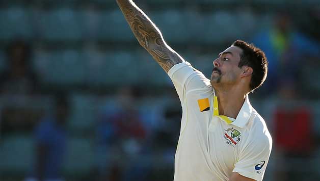 Mitchell Johnson returned to the game after his tennis acumen injury © Getty images.