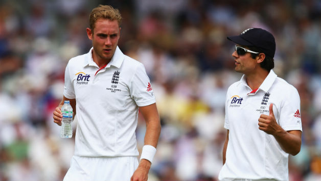 Stuart Broad (left) said Alastair Cook is a relaxed guy © Getty Images