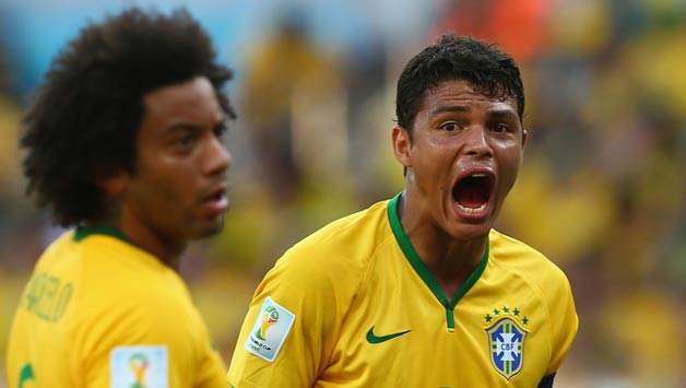 Marcelo (left) and Thiago Silva of Brazil © Getty Images