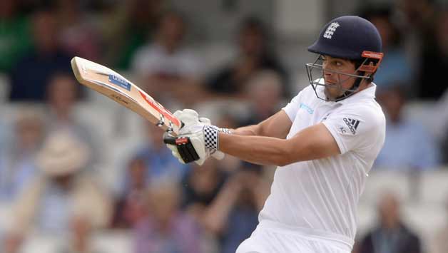 Alastair Cook completed his half-century © Getty Images