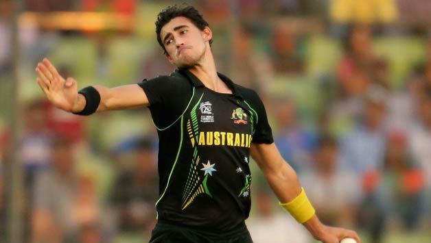 Mitchell Starc played for Australia during the ICC World T20 2014 © Getty Images