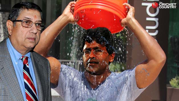 N Srinivasan (left) and Lalit Modi have been bitter rivals ever since they parted after Indian Premier League 2010   Photoshopped image by Jyoti Desale