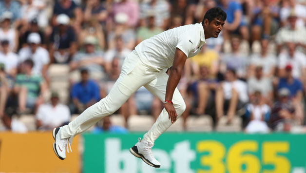     Pankaj Singh went wicket-less in his debut match, but  impressed with his bounce and intensity © Getty Images