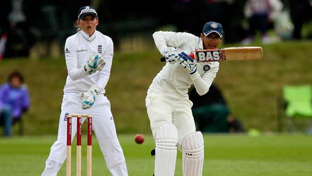 Smriti Mandhana hit the winiing run for India Woman © Getty Images