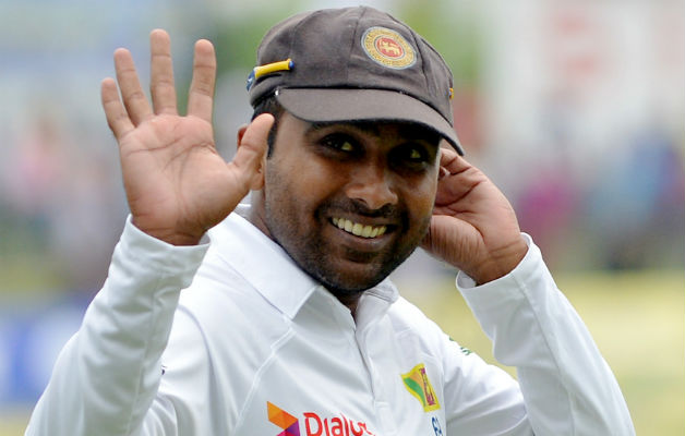 Mahela Jayawardene became the first Sri Lankan to score a fifty in his debut and last Test © AFP