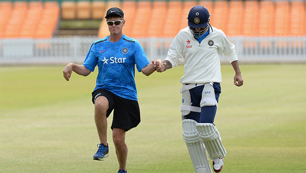 Trevor Penney (left) has been given a "break" from his responsibilities as India's fielding coach © Getty Images