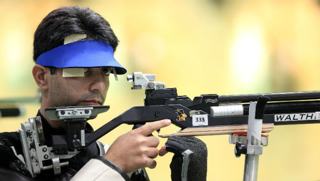 Abhinav Bindra ended his shooting career with his first Asian Games individual medal © Getty Images (File Photo)
