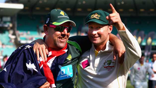 Darren Lehmann (left) and Michael Clarke © Getty Images
