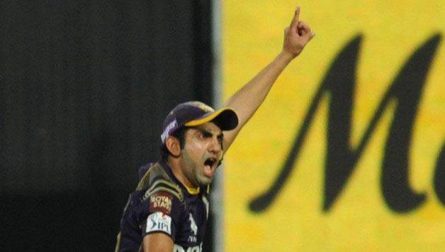 Gautam Gambhir wasn't happy with a wide conceded in the 19th over © IANS (File Photo)