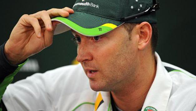 Michael Clarke has returned home due to injury © AFP