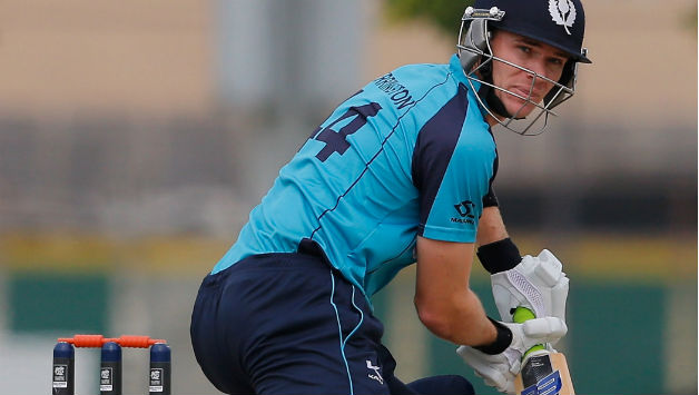 Richie Berrington was unbeaten at a score of 101 against Ireland in the 2nd ODI at Dublin on Wednesday © Getty Images