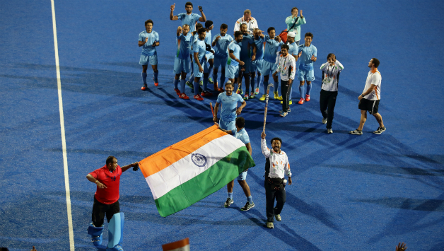 India after winning Gold by beating Pakistan 4-2 in penalties at Incheon on Thursday © Getty Images
