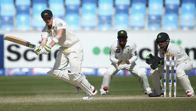Steven Smith was unbeaten on 31 © Getty Images