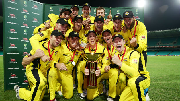 The victorious West Australia team with the Matador Cup © Getty Images