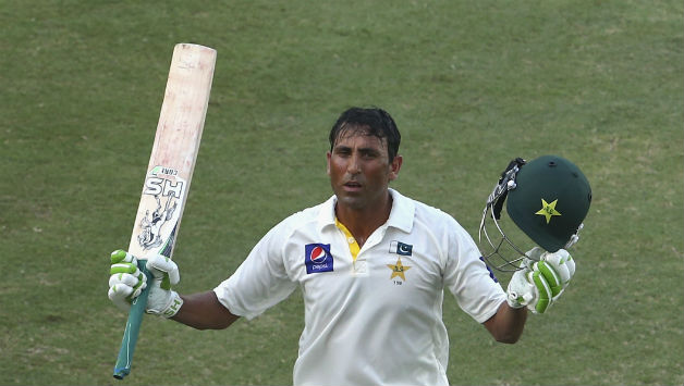 Younis Khan made a century in each innings in the first Test against Australia © Getty Images