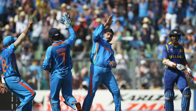 India beat Sri Lanka in the final of the ICC World cup 2011 © Getty Images 