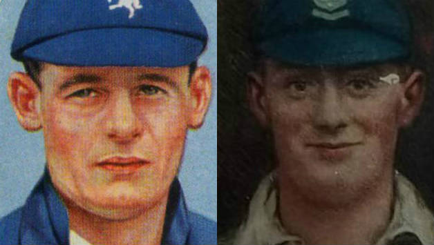 Bill Ashdown (left) and Bert Wensley thwarted an entire XI of amateurs