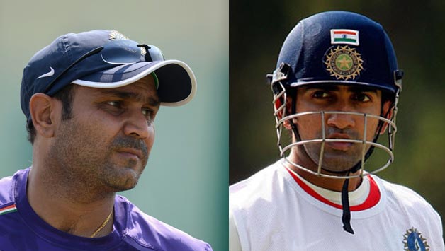 Virender Sehwag (left) and Gautam Gambhir (right) were india's most successful opening pair in tests © Getty Images