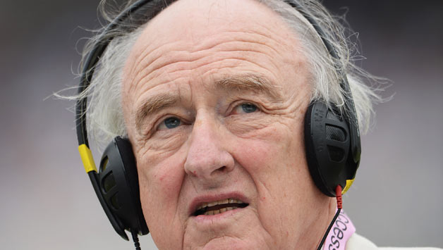 Henry Blofeld is renowned cricket commentator in England © Getty Images