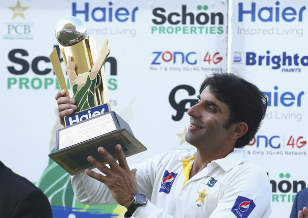 Misbah ul Haq equalled the record for the fastest century against Australia © Getty Images