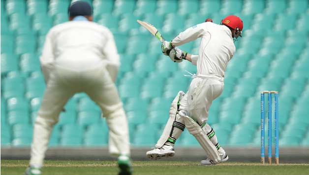 Phillip Hughes was hit behind the neck © Getty Images 