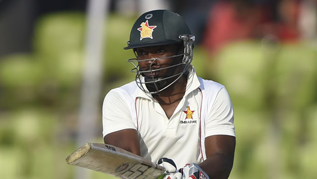 Regis Chkabva (picture above) becomes the second batsman in the team after Hamilton Masakadza to score a century in this game © AFP