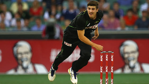 Sean Abbott made his T20I debut in UAE © Getty Images