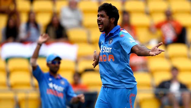 VVarun Aaron was mighty quick during his spell © Getty Images (File Photo) 