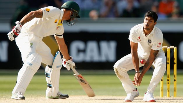 Umesh Yadav picked up two wickets in the second innings for Australia © Getty Images