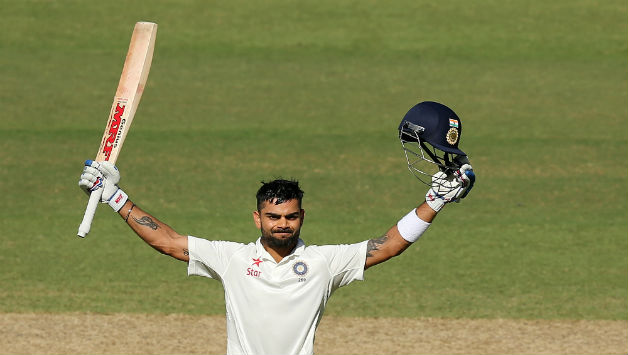 Virat Kohli scored his Test ton © Getty Images