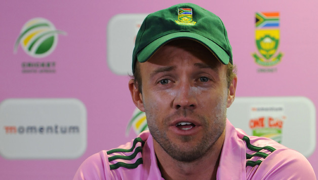 AB de Villiers said that he was lucky to achieve the record of fastest ODI century on Sunday against West Indies © Getty Images