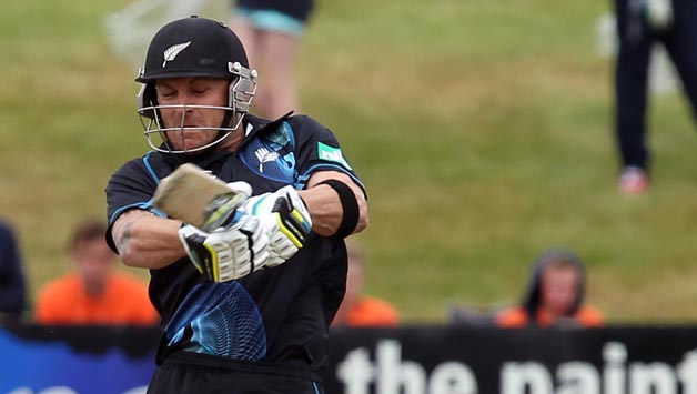 Brendon McCullum (above) was dismissed for 51 by Sachitra Senanayake after being stumped by Kumar Sangakkara in 1st ODI at Christchurch © Getty Images (File Photo)