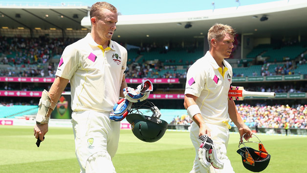 Chris Rogers (left) and David Warner shared a 200-run opening stand © Getty Images