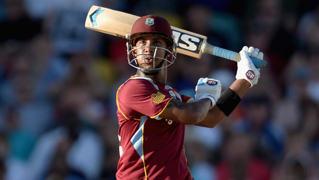 Lendl Simmons (above) was dismissed for 49 by David Wiese © Getty Images (File Photo)