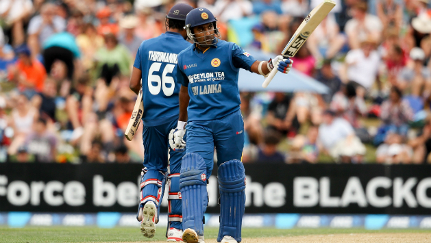 Mahela Jayawrdene scored his 18th ODI century to put Sri lanka in a commanding situation which otherwise was a dull day in the Sri Lankan batting department © Getty Images