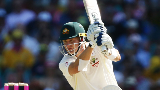 Shane Watson was unbeaten on 61 © Getty Images