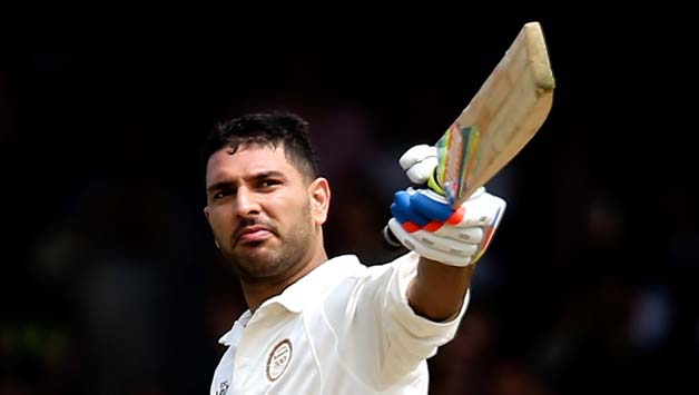Yuvraj played for Rest of the World during last year's bicentenary fixture against MCC and scored 132 off 134 balls © Getty Images