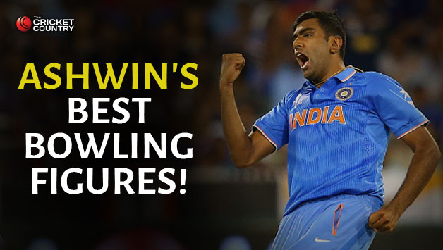 Ravichandran Ashwin recorded figures of four for 21 © Getty Images