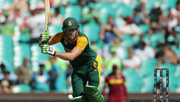 Faf du Plessis was batting on a score of 38 at the end of the 24th over © Getty Images (File Photo)