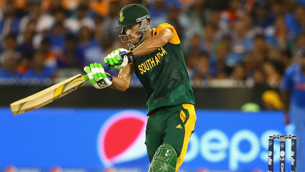 Faf du Plessis was batting on 25 off 38 balls at the end of 17 overs © Getty Images (File Photo)